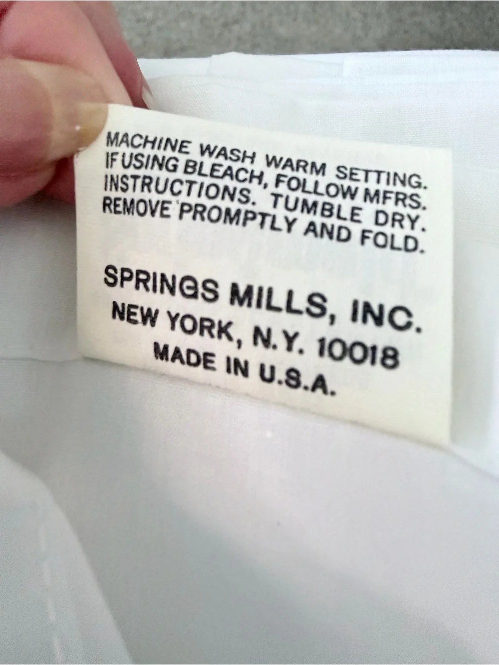 Vintage Springmaid Wondercale No Iron Queen Sz Sheet Set White Embroidered NEW